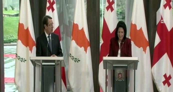 კვიპროსის პრეზიდენტი თბილისში იმყოფება