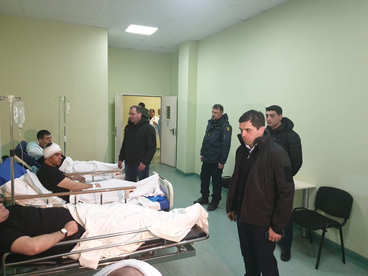შს მინისტრის მოადგილეებმა პანკისის ხეობაში დაშავებული პოლიციელები მოინახულეს