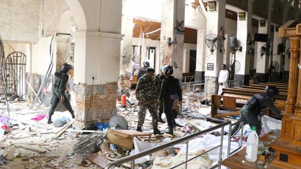 Şri-Lankada törədilən teraktla bağlı məsuliyyəti öz üzərinə "İslam Dövləti" götürdü
