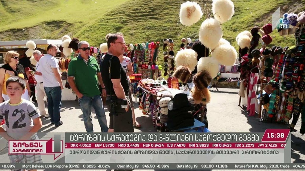 ტურიზმის განვითარების ტემპი საქართველოში