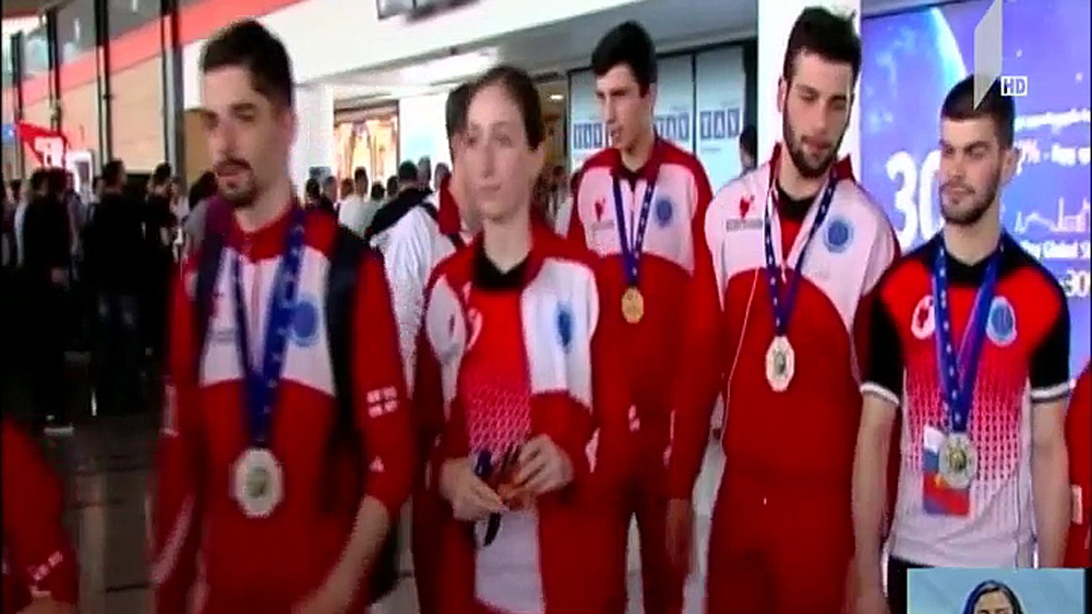 საქართველოს უშუს ნაკრები სამშობლოში დაბრუნდა