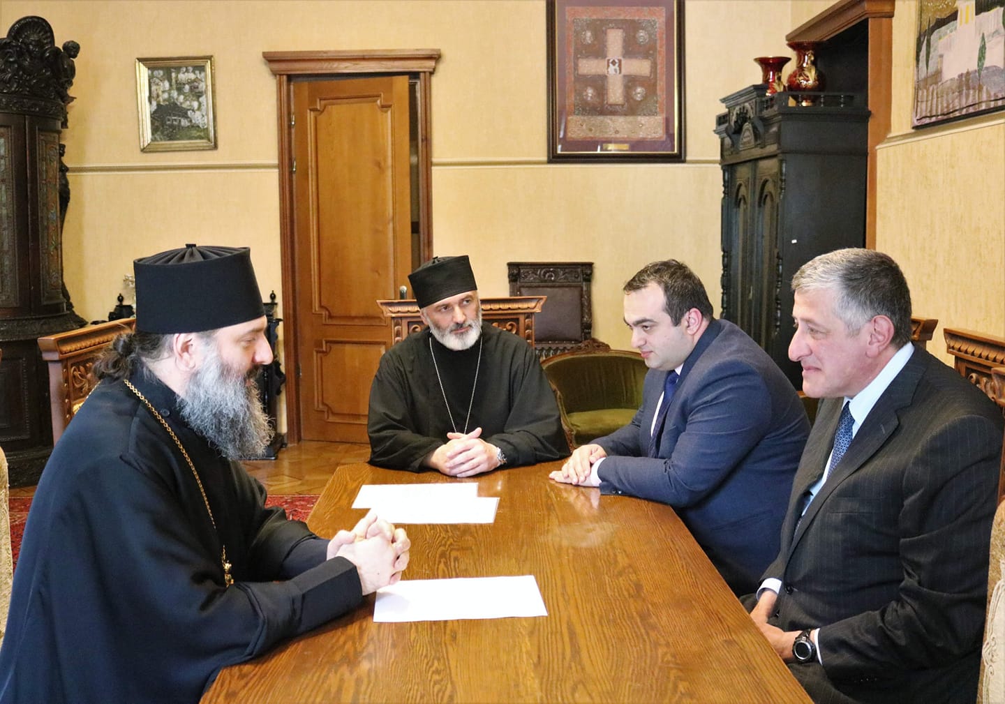 შეხვედრა საპატრიარქოში