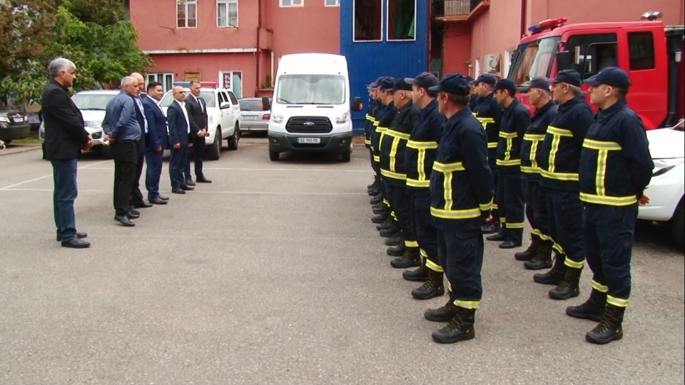 საგანგებო სიტუაციების მართვის სამსახურის აჭარის სამმართველოს ახალი სახანძრო-სამაშველო ტექნიკა გადაეცა
