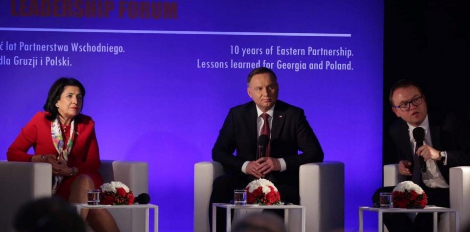 საქართველოსა და პოლონეთის პრეზიდენტებმა აღმოსავლეთ პარტნიორობის 10 წელი შეაფასეს