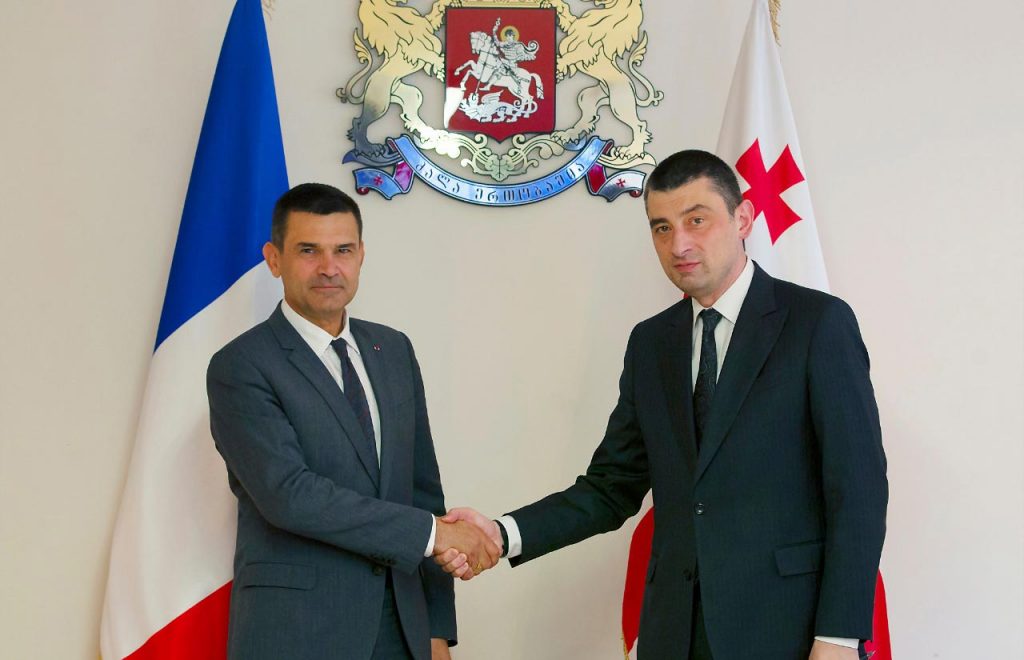 გიორგი გახარიამ საფრანგეთის თავდაცვისა და ეროვნული უსაფრთხოების გენერალური სამდივნოს დელეგაციას უმასპინძლა