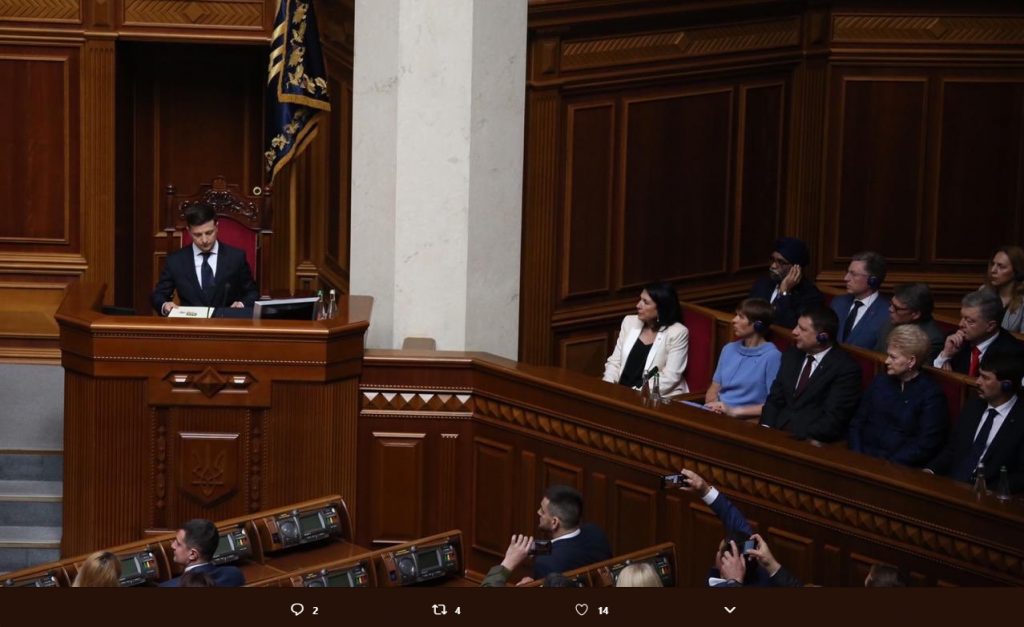 სალომე ზურაბიშვილი - ქართველი ხალხის სახელით უკრაინის ახალ პრეზიდენტს გულწრფელი მილოცვები გადავეცი