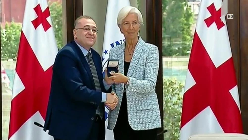 საერთაშორისო სავალუტო ფონდის ხელმძღვანელის ვიზიტი