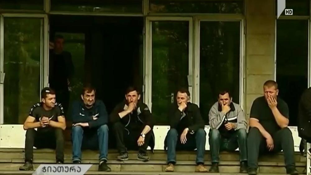 პროტესტის მეშვიდე დღე ჭიათურაში