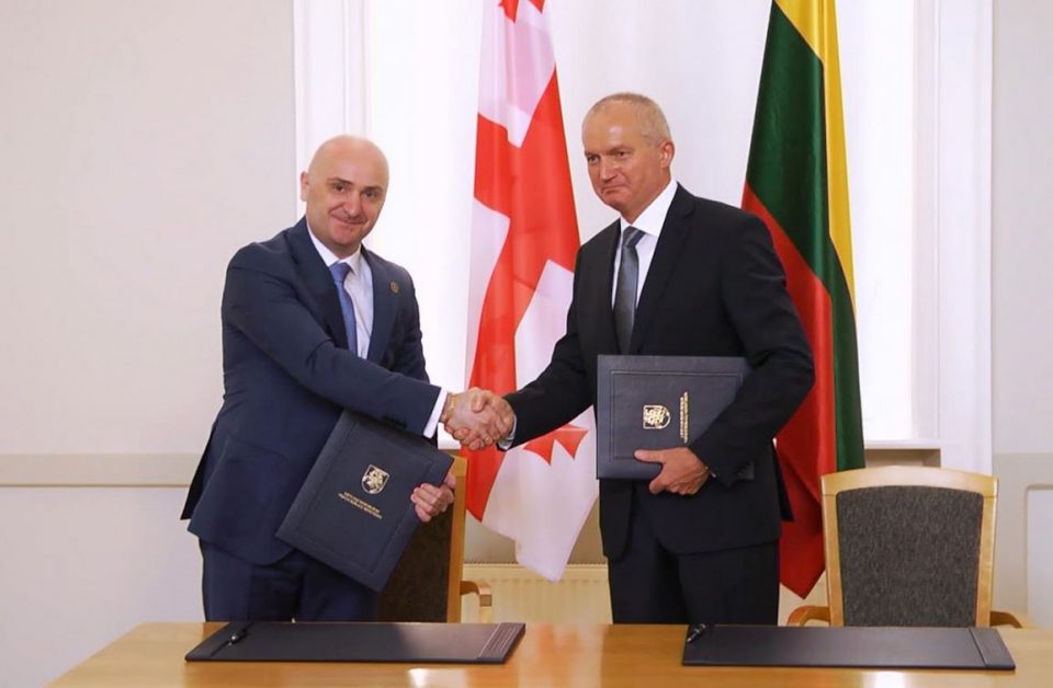 საქართველოსა და ლიეტუვას შორის საფინანსო-ეკონომიკურ დანაშაულთან ბრძოლის სფეროში ურთიერთთანამშრომლობის მემორანდუმი გაფორმდა