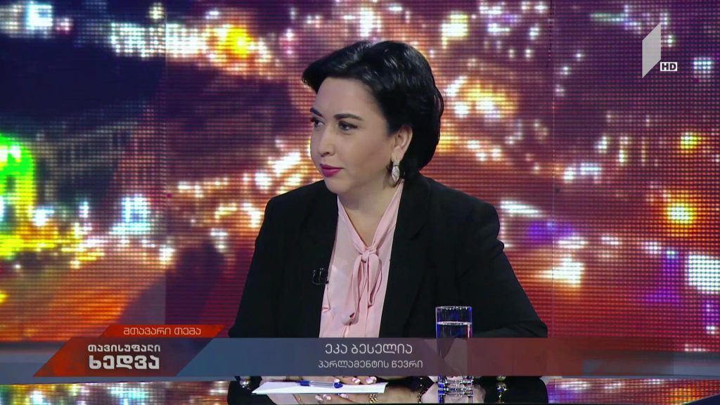 ეკა ბესელია საკუთარი პარტიის და პოლიტიკური გეგმების შესახებ
