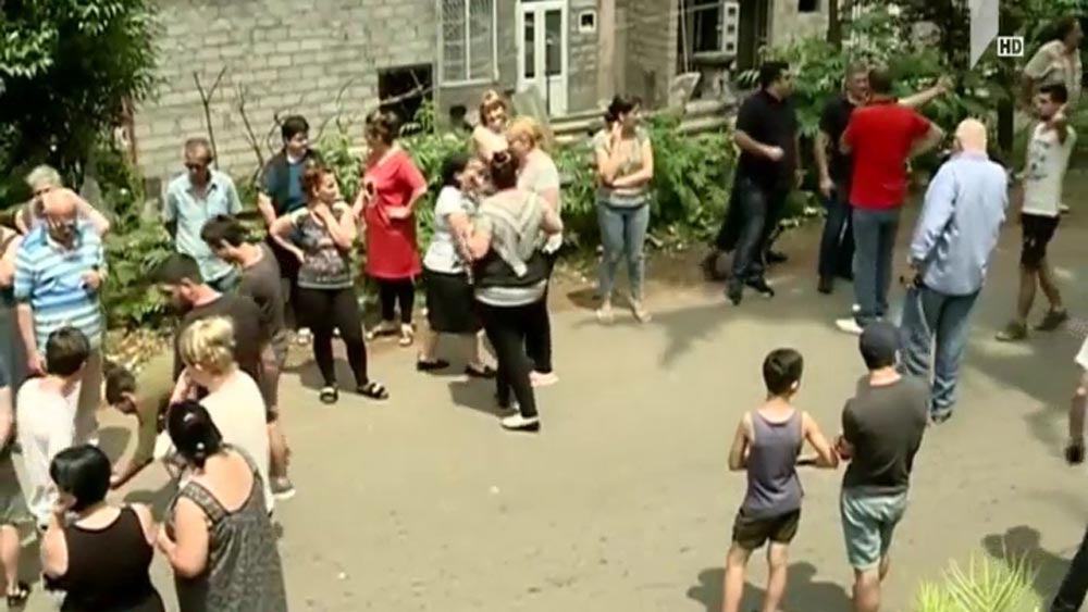 აქცია სოფელ სალიბაურში