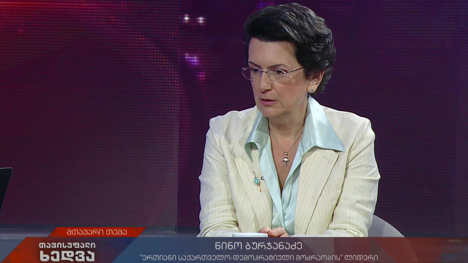 ნინო ბურჯანაძე „თავისუფალ ხედვაში“