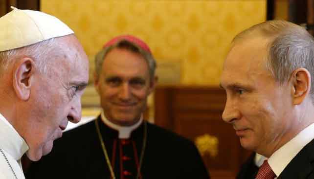 Папа Римский Франциск 4 июля встретится с Владимиром Путиным в Ватикане