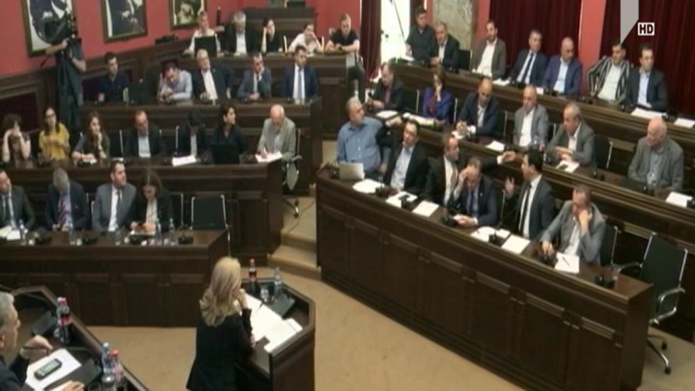 ეკონომიკის მინისტრის მოსმენა პარლამენტში