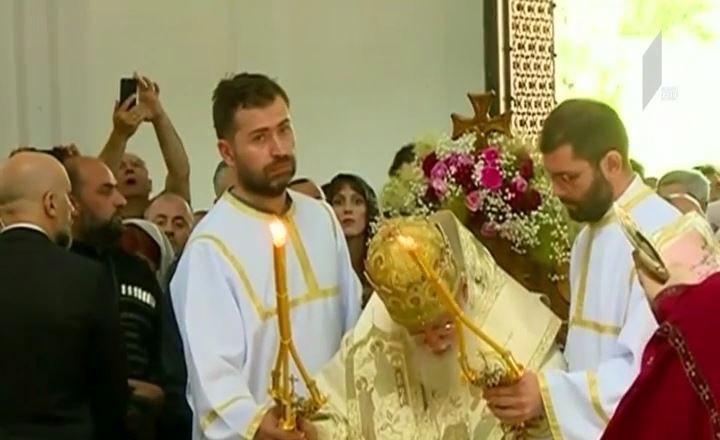 საზეიმო ლიტურგია ბოდბეში, წმინდა ნინოს სახელობის ახალ ტაძარში