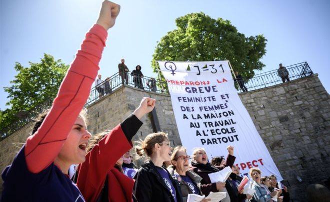თანასწორი ანაზღაურებისა და უფლებების მოთხოვნით, შვეიცარიაში ქალები საყოველთაო გაფიცვას გამართავენ
