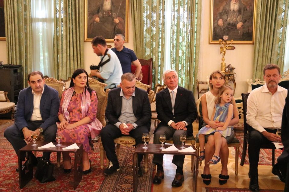 საქართველოს კათოლიკოს-პატრიარქმა კიევის „დინამოს" გენერალური დირექტორი მიიღო
