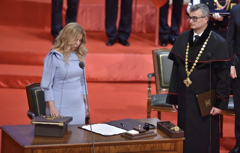 სლოვაკეთში პრეზიდენტის ინაუგურაცია გაიმართა