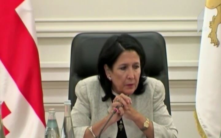 სალომე ზურაბიშვილი დიპლომატებს შეხვდა