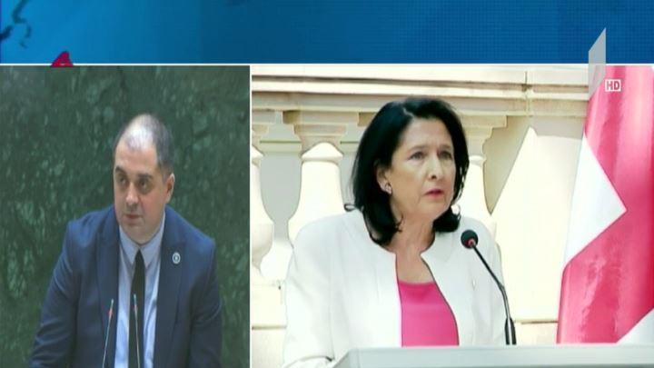 პრეზიდენტმა ჯანდაცვის სფეროს წარმომადგენლები დააჯილდოვა