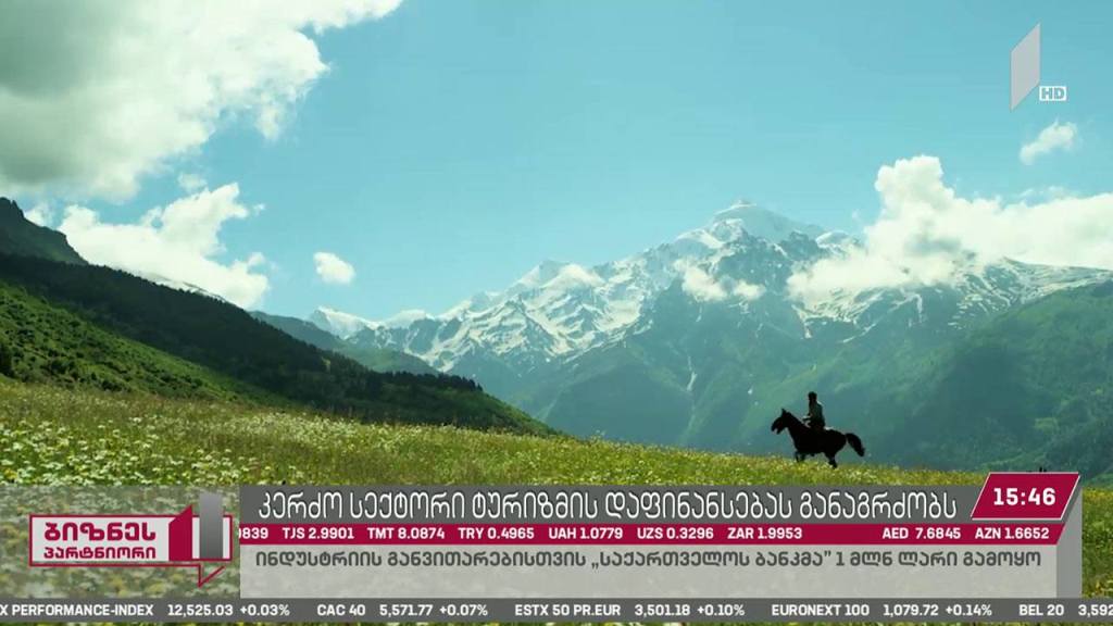 კერძო სექტორი ტურიზმის დაფინანსებას განაგრძობს