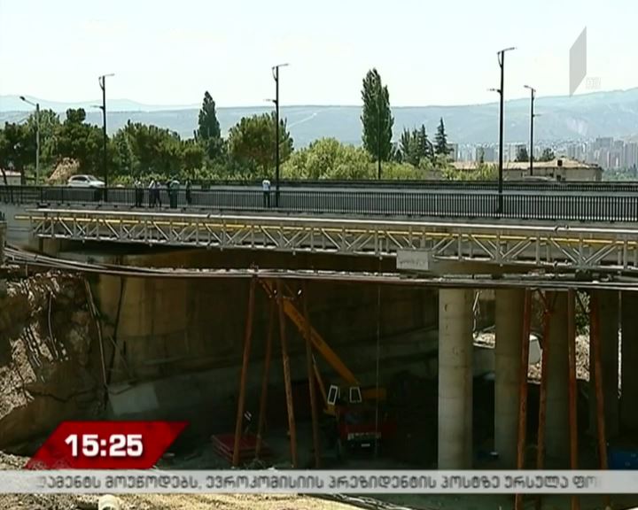 გლდანულას ხიდების სარეკონსტრუქციო სამუშაოები დასრულდა