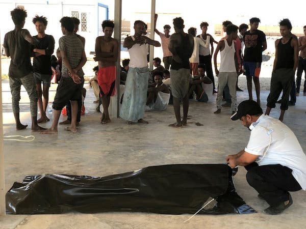 ლიბიის სანაპიროსთან ნავის ჩაძირვის შედეგად 150-მდე მიგრანტი დაიღუპა