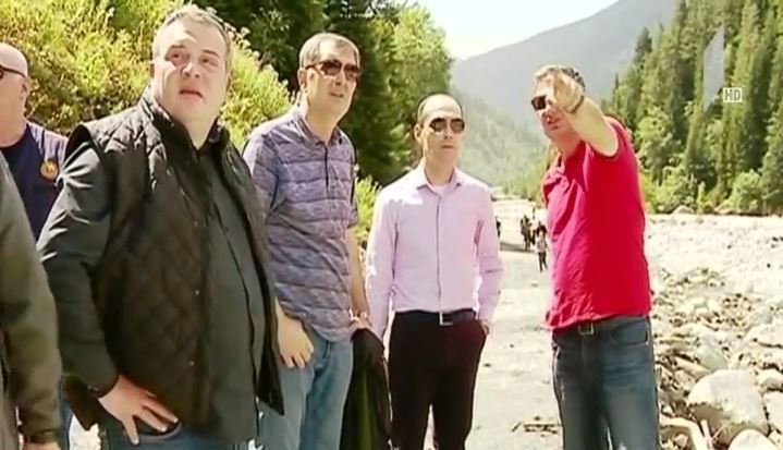 სტიქიის სალიკვიდაციო ღონისძიებები მესტიაში