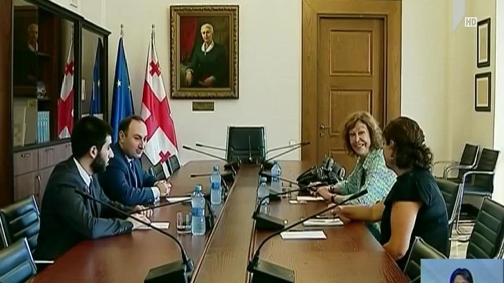 შეხვედრა პარლამენტში