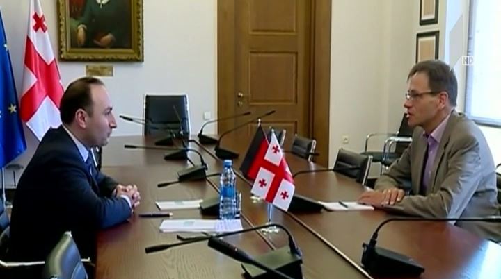 ანრი ოხანაშვილი გერმანიის ელჩს შეხვდა