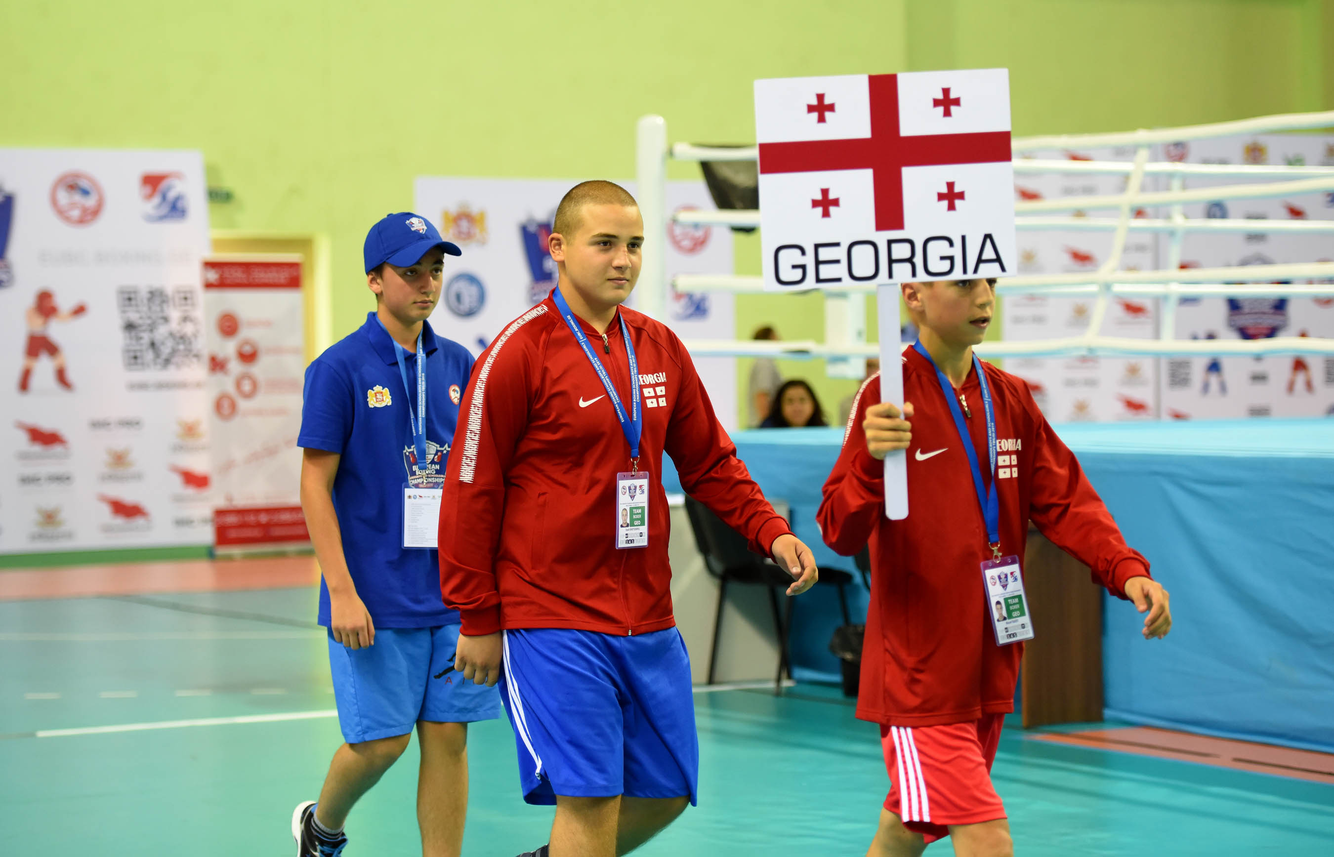 ევროპის ჩემპიონატი მოსწავლე მოკრივეთა შორის საზეიმოდ გაიხსნა