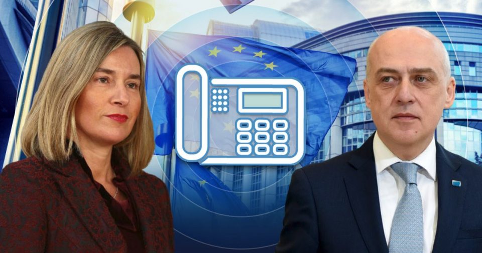 ოკუპირებულ რეგიონებში არსებული ვითარება დავით ზალკალიანმა და ფედერიკა მოგერინიმ სატელეფონო საუბრისას განიხილეს