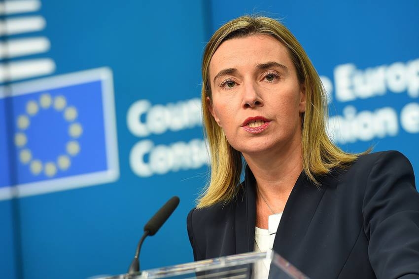 ЕС распространяет заявление о телефонном разговоре Федерики Могерини с министром иностранных дел Грузии Давидом Залкалиани