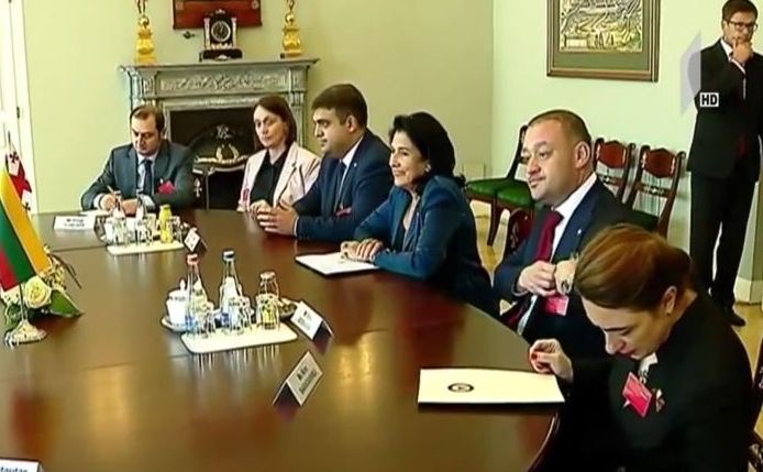 სალომე ზურაბიშვილი ლიეტუვას ეწვია