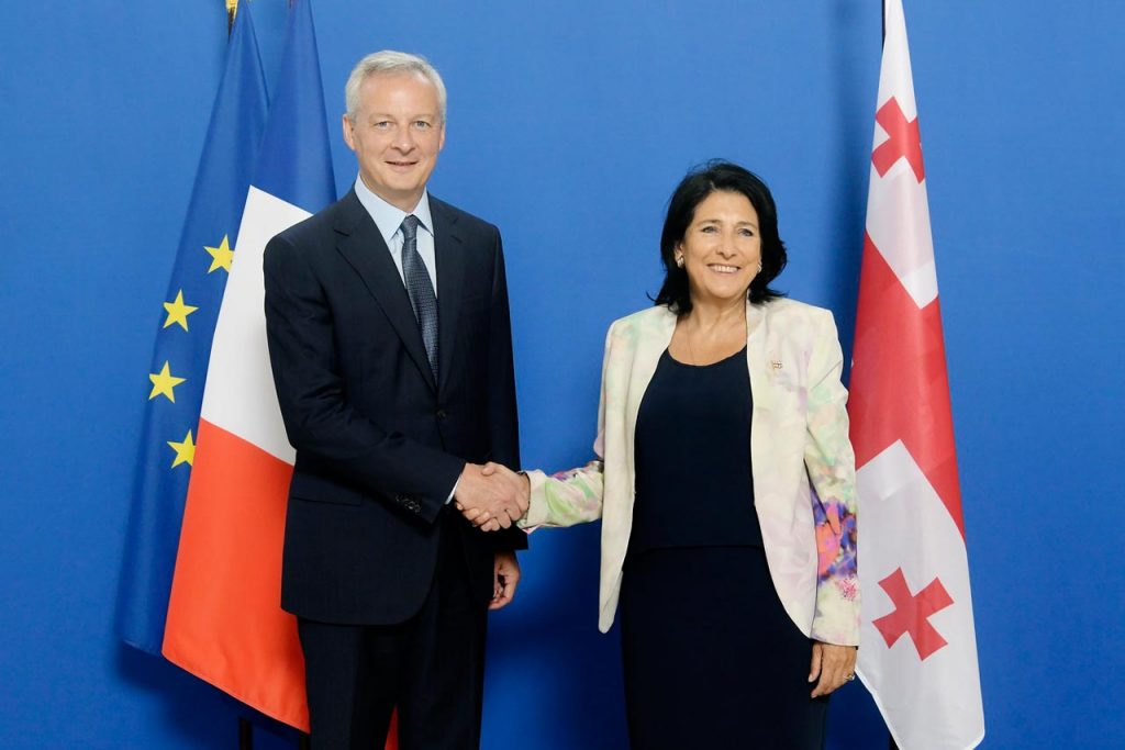 საფრანგეთის ეკონომიკისა და ფინანსთა მინისტრი - მოუთმენლად ველოდები საქართველოში ვიზიტს ურთიერთობების გასაძლიერებლად