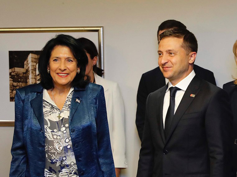 Vladimir Zelensky invites Salome Zurabishvili to Ukraine