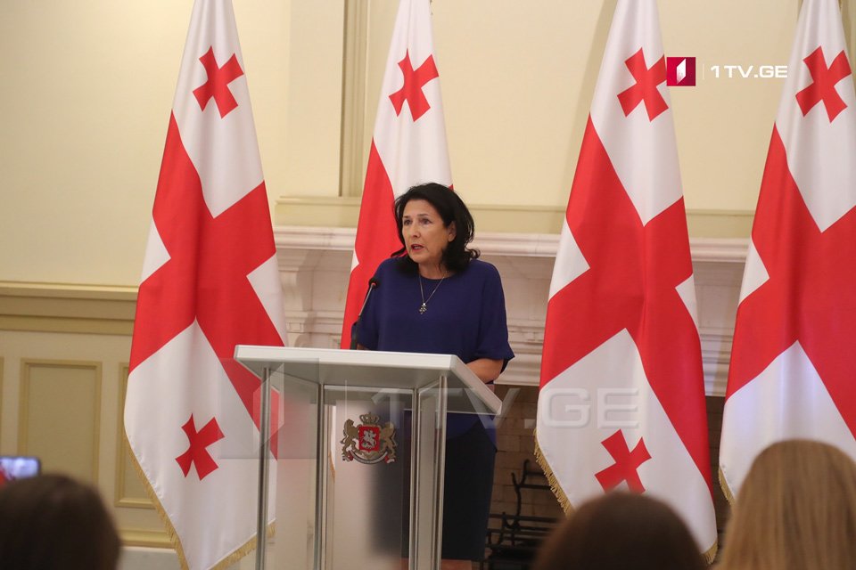 Salome Zurabishvili:  I promise not to allow President's attitude towards police to be called into question