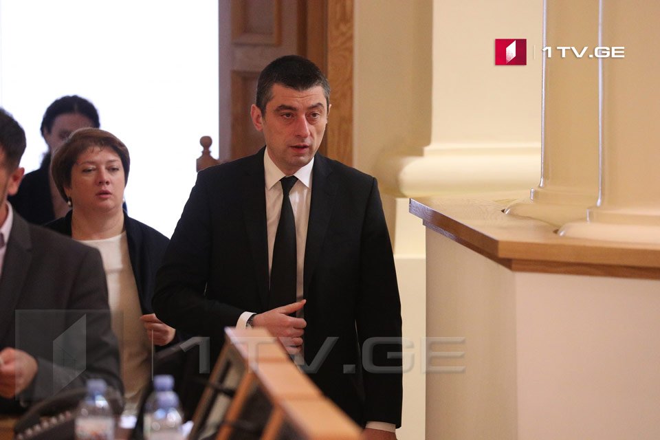 Giorgi Gakharia: Our basic principles will be efficiency, effectiveness, integrity and discipline
