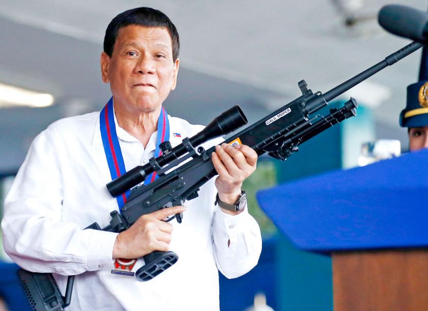 ფილიპინების პრეზიდენტი მოქალაქეებს უფლებას აძლევს, ესროლონ იმ სახელმწიფო მოხელეებს, რომლებიც ქრთამს მოითხოვენ