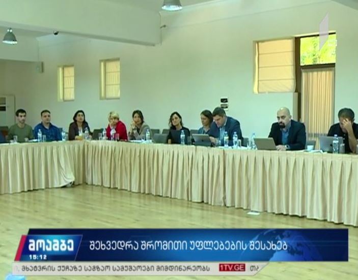 მსჯელობა შრომითი უფლებების შესახებ