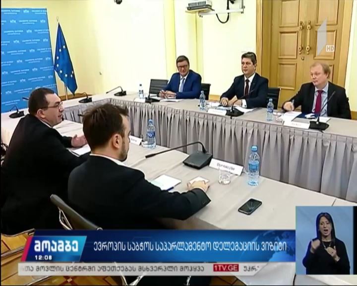 ევროპის საბჭოს საპარლამენტო დელეგაციის ვიზიტი