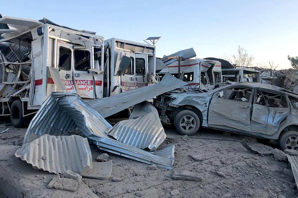 ავღანეთში დანაღმული მანქანის აფეთქების შედეგად 20 ადამიანი დაიღუპა, 95 კი, დაშავდა