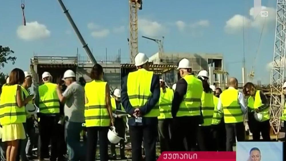 ქუთაისის საერთაშორისო უნივერსიტეტის სამშენებლო პროცესი