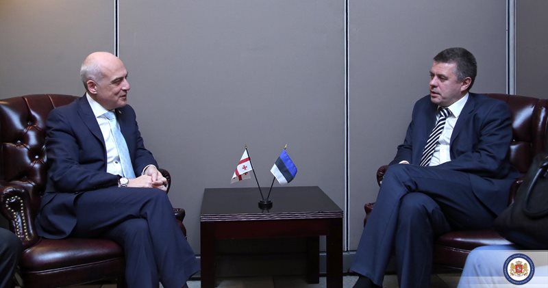 დავით ზალკალიანმა ესტონელ კოლეგას მხარდაჭერისთვის მადლობა გადაუხადა 