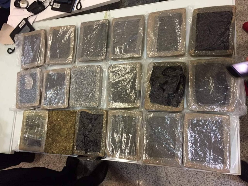 16 кг марихуаны обнаружено в аэропорту Батуми