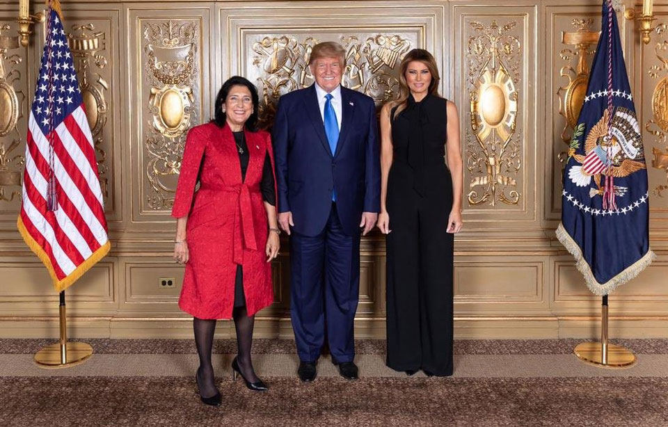 President of Georgia attends Diplomatic Reception in New York