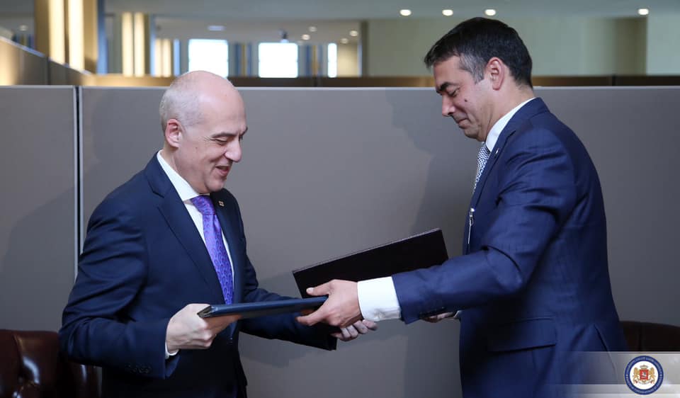 საქართველოსა და ჩრდილოეთ მაკედონიის საგარეო საქმეთა სამინისტროებს შორის თანამშრომლობის მემორანდუმი გაფორმდა