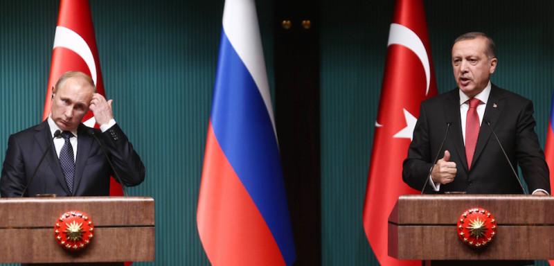 რუსეთისა და თურქეთის პრეზიდენტებს შორის სატელეფონო საუბარი გაიმართა
