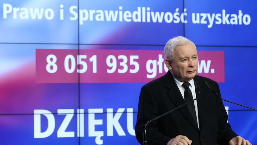 Polşa Parlament seçkilərində Yaroslav Kaçinskinin partiyası qələbə qazandı