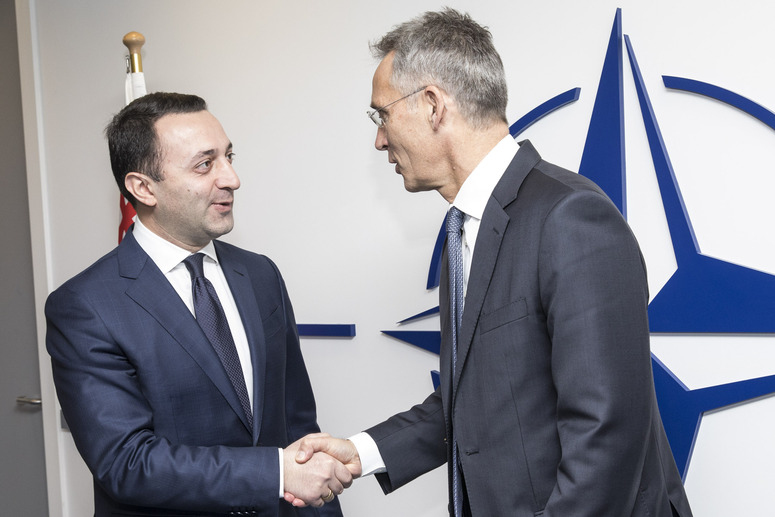 ირაკლი ღარიბაშვილი იენს სტოლტენბერგს შეხვდა